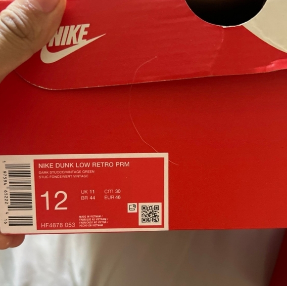 Nike dunk low size 12 - Picture 3 of 3
